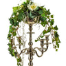 Moderne Blumenschale aus Metall Silber Durchmesser 16 cm für Kerzenleuchter Kerzenständer Wedding - Lifestyle & More