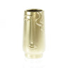 Moderne Dekovase Blumenvase Tischvase Vase aus Keramik gold glänzend 16x30 cm - Lifestyle & More