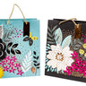 Moderne Geschenktüten Exclusive Flowers mit Struktur im 4er Set Abmessung 26x36x12cm - Lifestyle & More