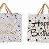 Moderne Geschenktüten Happy Birthday im 4er Set Abmessung 31x26x12 cm - Lifestyle & More