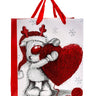 Moderne Geschenktüten Weihnachten Merry Christmas im 4er Set Abmessung 26x32x12cm - Lifestyle & More