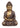 Moderne Skulptur Dekofigur Buddha aus Kunststein Gold/Braun Höhe 45 cm Breite 30 cm - Lifestyle & More