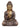 Moderne Skulptur Dekofigur Buddha aus Kunststein Gold/Braun Höhe 45 cm Breite 31 cm - Lifestyle & More