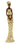 Moderne Skulptur Dekofigur Frau Afrikanerin gold/braun Höhe 33 cm - Lifestyle & More