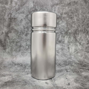 Moderner Teelichthalter Teelichtleuchte Windlicht aus Keramik silber Höhe 22 cm Breite 9 cm - Lifestyle & More