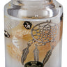 Moderner Teelichthalter Windlichthalter aus Glas gold Durchmesser 7 cm *Made in Germany* - Lifestyle & More