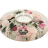 Moderner Teelichthalter Windlichthalter aus Glas mit Rosen und Herzen Durchmesser 13 cm - Lifestyle & More