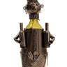 Moderner Wein Flaschenhalter Barkeeper aus Metall Höhe 38 cm - Lifestyle & More