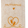 Mutterpasshülle aus Filz grau oder beige mit vielen Funktionen 12x17 cm - Lifestyle & More