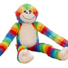 Plüschtier Kuscheltier Affe kunterbunt mit langen Armen & Beinen Länge 60cm - Lifestyle & More