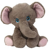 Plüschtier Teddybär Elefant grau mit süßen Augen sitzend Höhe 31 cm kuschelig weich - Lifestyle & More