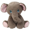 Plüschtier Teddybär Elefant grau mit süßen Augen sitzend Höhe 41 cm kuschelig weich - Lifestyle & More
