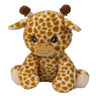 Plüschtier Teddybär Giraffe braun mit süßen Augen sitzend Höhe 44 cm kuschelig weich - Lifestyle & More