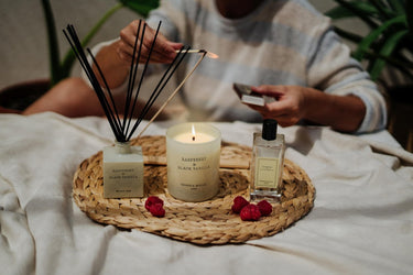 Premium Diffuser Raspberry and Black Vanilla 100ml | 4 - 5 Wochen Duft - Lifestyle & More