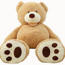 Riesen Teddybär Kuschelbär 130 cm XXL Plüschbär Kuscheltier samtig weich (130 cm) - Lifestyle & More