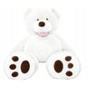 Riesen Teddybär Kuschelbär 190 cm Groß XXL weiß Plüschbär Kuscheltier samtig weich - Lifestyle & More
