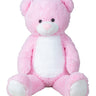 Riesen Teddybär Kuschelbär XXL 100 cm groß Rosa Plüschbär Kuscheltier samtig weich - Lifestyle & More