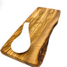 Serviertablett Servierplatte aus hochwertigem Olivenholz inklusive Dipschale | Vesperbrett | 35x13cm - Lifestyle & More