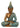 Sulptur Dekofigur Buddha aus Kunststein gold/grün Höhe 25cm Breite 17cm - Lifestyle & More