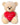 Teddybär Kuschelbär beige mit Schleife und Aufschrift I Love You 30 cm groß Plüschbär Kuscheltier - Lifestyle & More