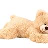 Teddybär Kuschelbär Schlafbär 60 cm lang Plüschbär Kuscheltier samtig weich - Lifestyle & More