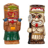 Tiki - Becher Set mit 4 Originell gestalteten Cocktail Tassen aus Keramik Höhe 17,2 - 18cm ⌀ 6,5 - 7cm - Lifestyle & More