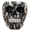 Totenkopf als Aschenbecher schwarz/weiß aus Poly 15x10 cm - Lifestyle & More