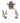 Totenkopf "Cowboy" als Toilettenpapierhalter aus Polyresin 20x21 cm - Lifestyle & More