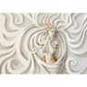 Vlies Fototapete A Perfect Woman Gemälde Tapete Frau Erotik Gold elegant 3D Wand beige - Lifestyle & More