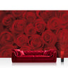 Vlies Fototapete Blumen Tapete Rosen Blüten Blumen rot - Lifestyle & More