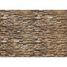 Vlies Fototapete braun anreihbar Steinwand Steinoptik Stein Wand Wall - Lifestyle & More