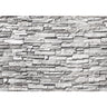 Vlies Fototapete grau - anreihbar Steinwand Tapete Steinoptik Stein Wand - Lifestyle & More