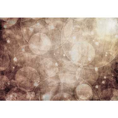 Vlies Fototapete Kunst Tapete Abstrakt Seifenblasen Entspannung Beige blau - Lifestyle & More