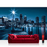 Vlies Fototapete New York Lichter Fluss blau - Lifestyle & More