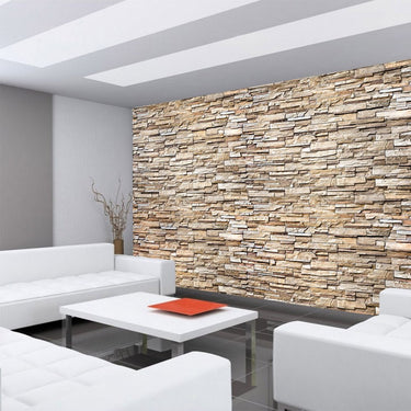 Vlies Fototapete Noble Stone Wall 2 - Lifestyle & More