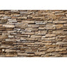 Vlies Fototapete Noble Stone Wall - braun - anreihbar Steinwand - Lifestyle & More