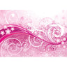 Vlies Fototapete Pink Floral OrnamentsOrnamente Tapete Ornamente Blumen Orchidee Rot Blumenranke - Lifestyle & More