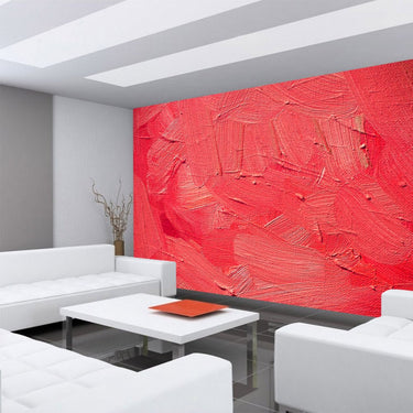 Vlies Fototapete Wall of pink shades Kunst pink - Lifestyle & More