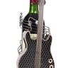 Wein - Flaschenhalter "Gitarre" mit Weinkorkenbehälter aus Metall 20x30 cm - Lifestyle & More