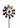 Windrad Windspiel mehrfarbig aus Metall als Gartenstecker Höhe 122 cm Durchmesser 33 cm - Lifestyle & More