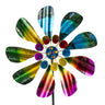 Windrad Windspiel mehrfarbig aus Metall als Gartenstecker Höhe 160 cm Durchmesser 50 cm - Lifestyle & More