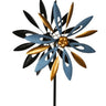 Windrad Windspiel mehrfarbig aus Metall als Gartenstecker Höhe 183 cm ⌀ 59 cm - Lifestyle & More