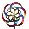 Windrad Windspiel mehrfarbig aus Metall als Gartenstecker Höhe 183 cm ⌀ 60 cm - Lifestyle & More
