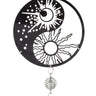 Windspiel aus Metall "Sonne & Mond" zum Hängen Länge 59cm Breite 13cm - Lifestyle & More