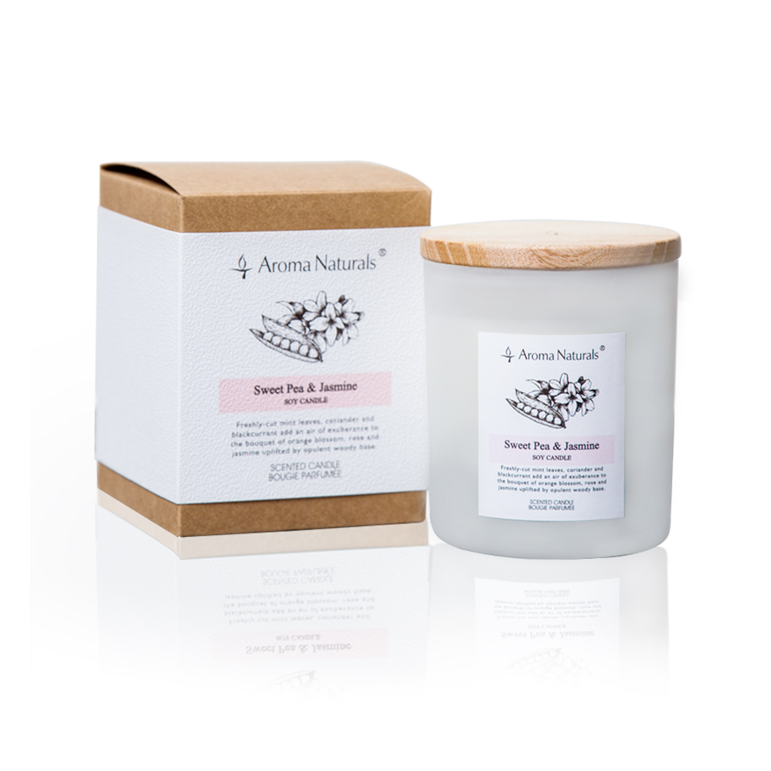 Scented Candle Nature Sweet Pea Lifestyle More